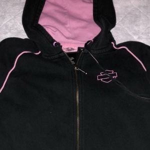 HARLEY DAVIDSON Pink Label Yoga Hooded Activewear